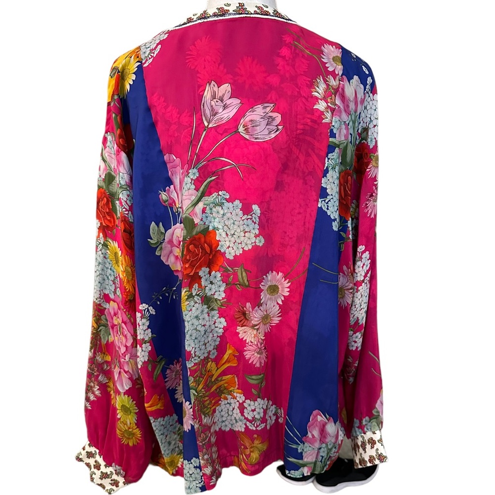 NWOT Johnny Was Reversible Floral Jacket - Size L - Picture 5 of 12